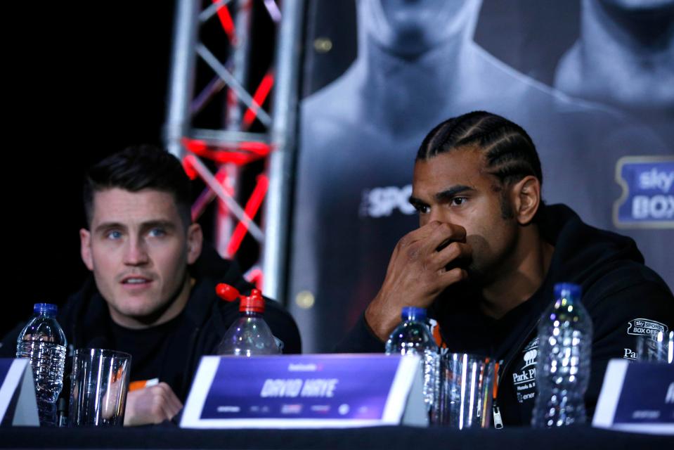  Both parties agreed to the split with David Haye admitting that the duo 'weren't right for each other'