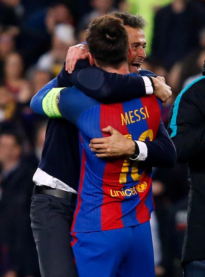 Luis Enrique won two La Ligas and the Champions League with Lionel Messi during his three year stint as Barcelona manager