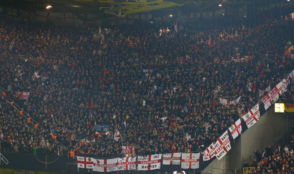  England fans were punished for their behaviour in Germany