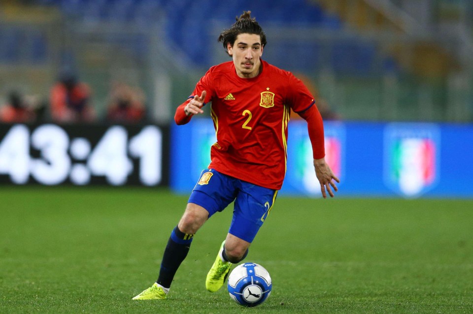 Hector Bellerin will represent Spain in the Under-21s Euros