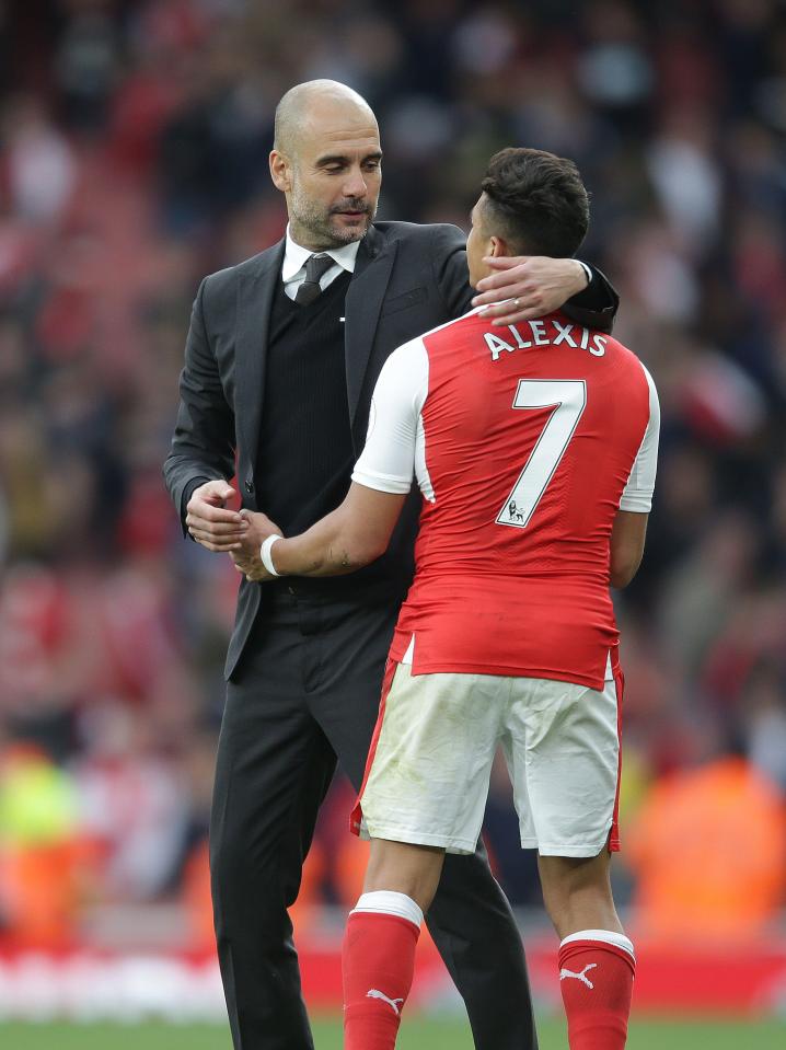 Pep Guardiola has reportedly won the race to sign Alexis Sanchez