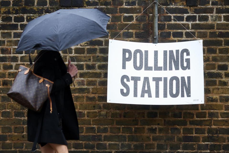  An exit poll uses data from people leaving the polling station - on how they have just voted