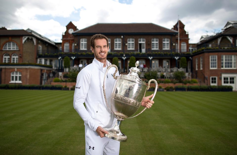  Murray, who has won the tournament five times, 2016 triumph at Queen's