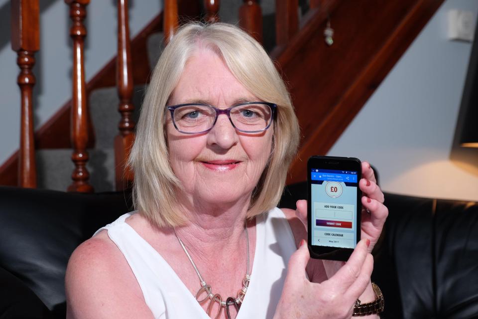  Anne Higgins uses The Sun app