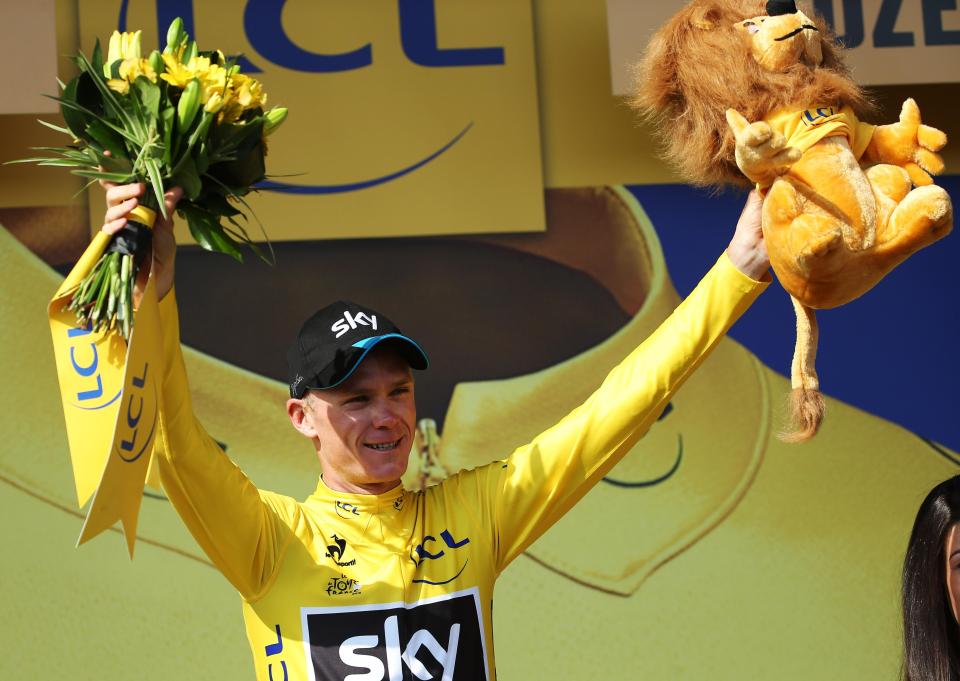  Chris Froome won the Tour de France in 2013, 2015 and 2016