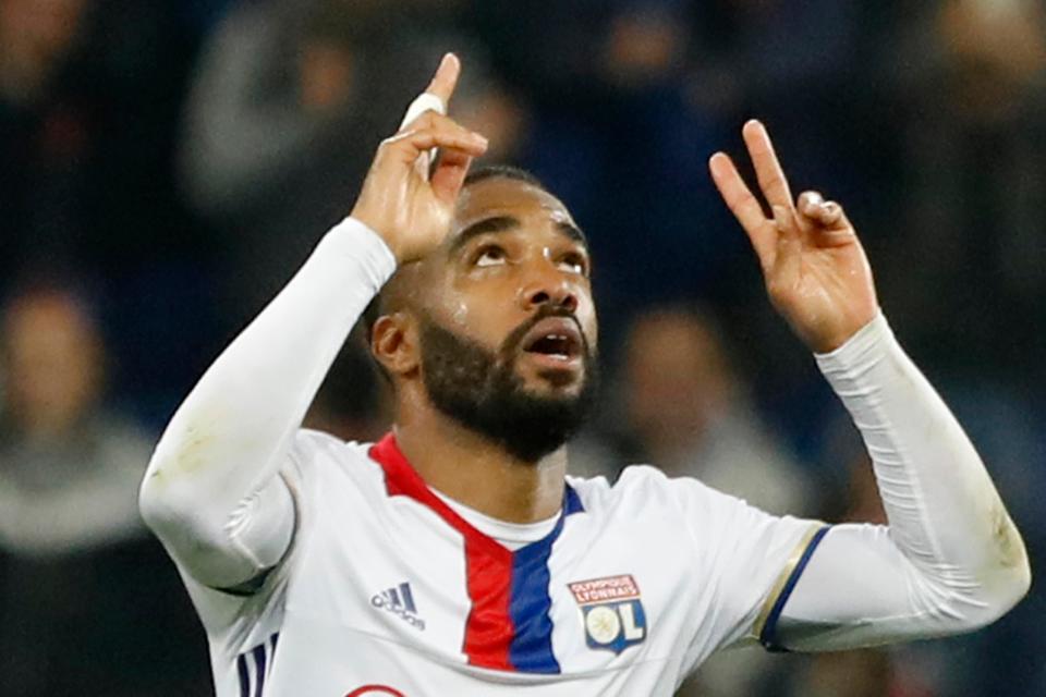  Alexandre Lacazette is a target for Jose Mourinho's Manchester United