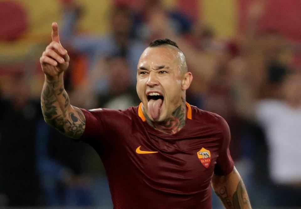 Radja Nainggolan has been linked with a move to Manchester United in Italy