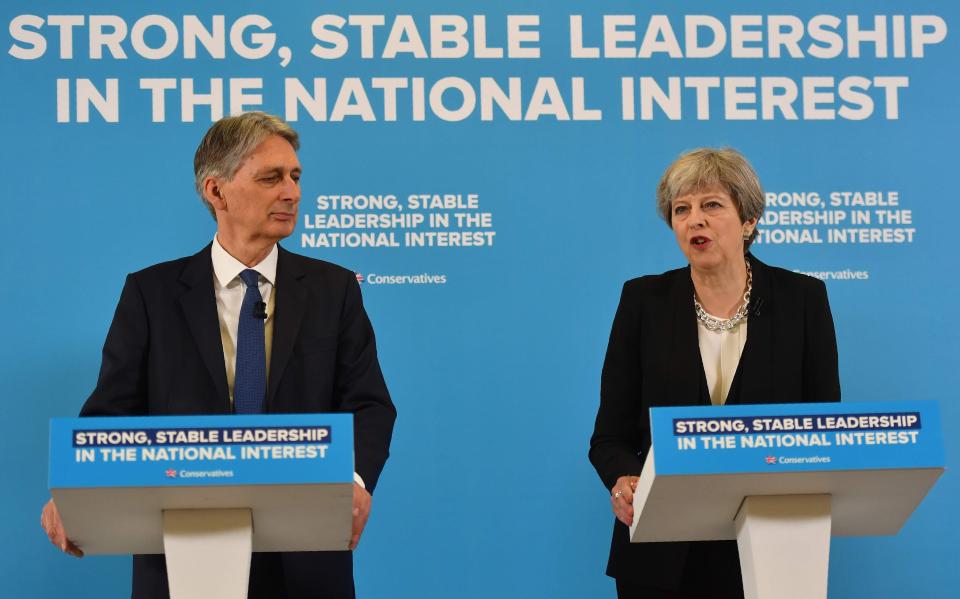  Philip Hammond stuck the knife into Theresa May over the campaign