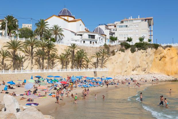 The alleged attack happened on the beach in Alicante, Spain (File image)