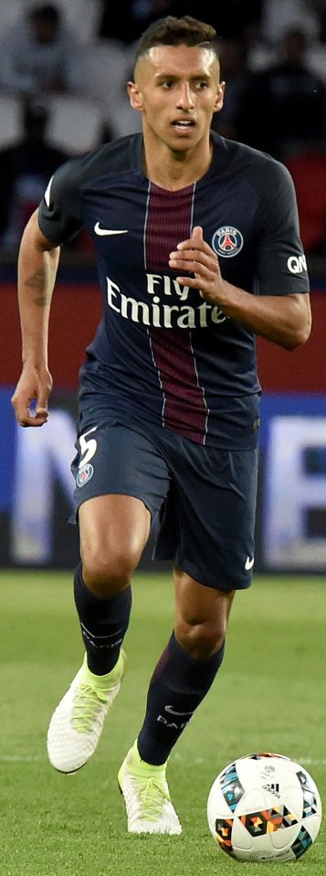  Marquinhos...thought to be a £60million target for Manchester United