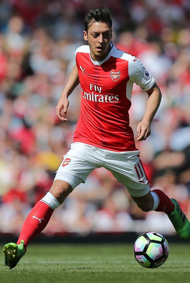  Arsenal star Mesut Ozil is yet to sign a new contract at the Emirates