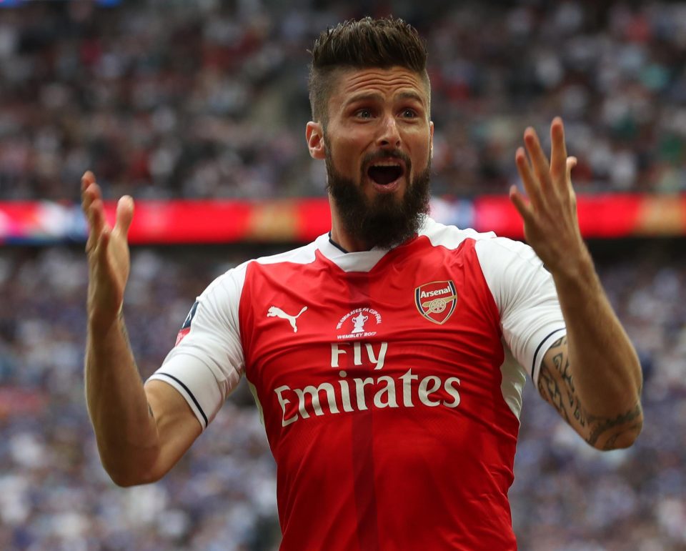 The Hammers are keen to sign Arsenal striker Olivier Giroud