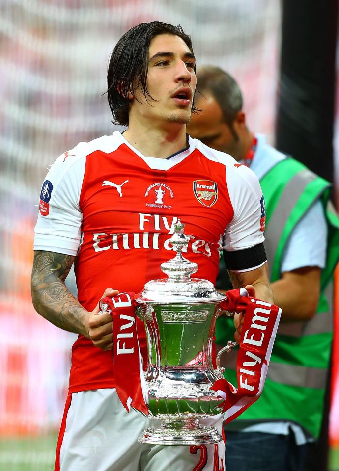 Hector Bellerin was one of Arsenal's best players in their FA Cup win against Chelsea