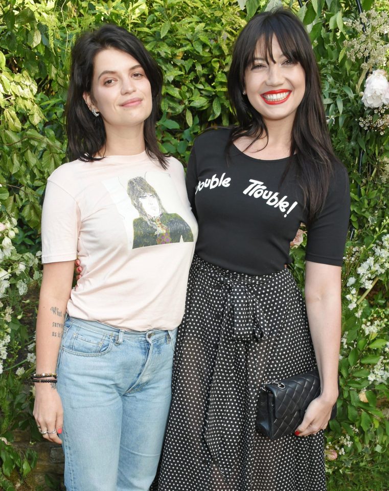 Earlier in the day Daisy was joined by Pixie Geldof