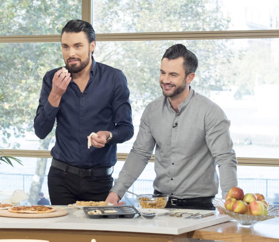  Rylan and Dan cooking up some on-screen chemistry on This Morning