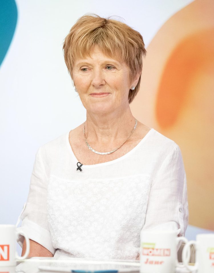  Sarah Goodwin appears on Loose Women last month, after the BGT audition