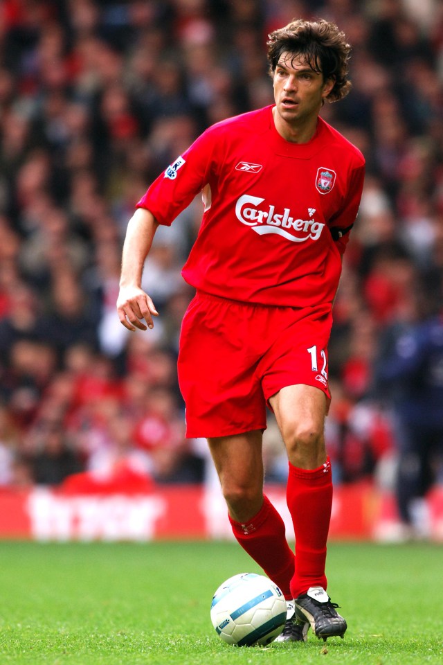 The centre-back spent half a season at Liverpool in 2005