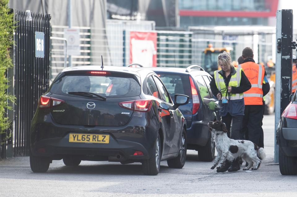 A car is inspected as tickets for the concert go on sale