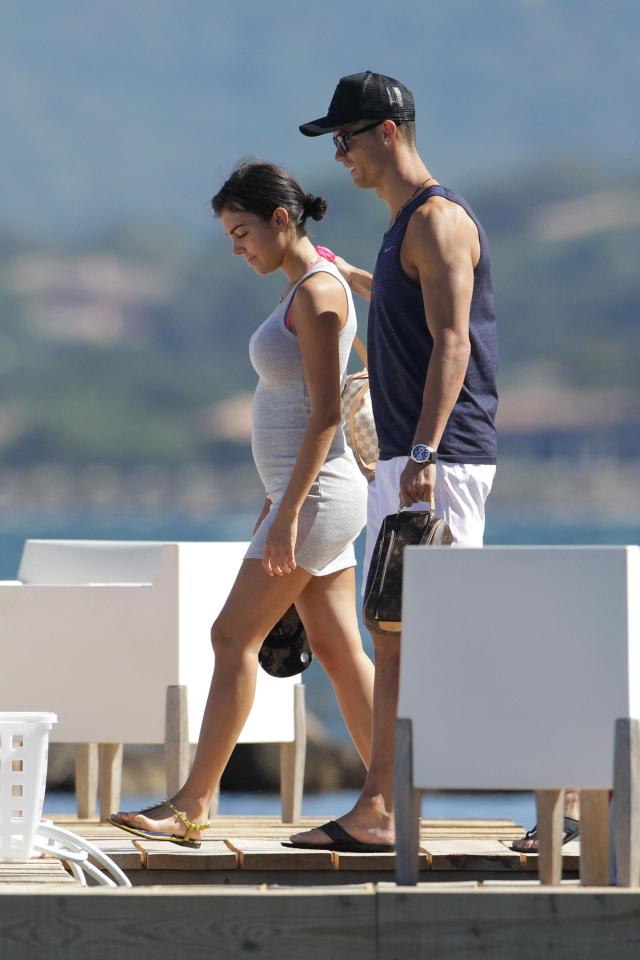  The couple enjoyed the Corsica sunshine on a boat on Thursday afternoon