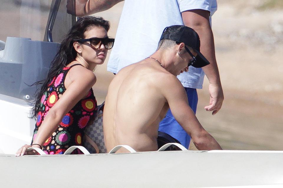  The pair also posted a picture recently of Ronaldo holding her belly