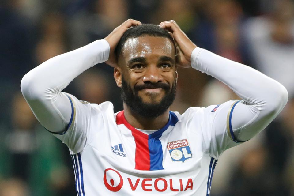  Arsenal have failed in several moves for Alexandre Lacazette