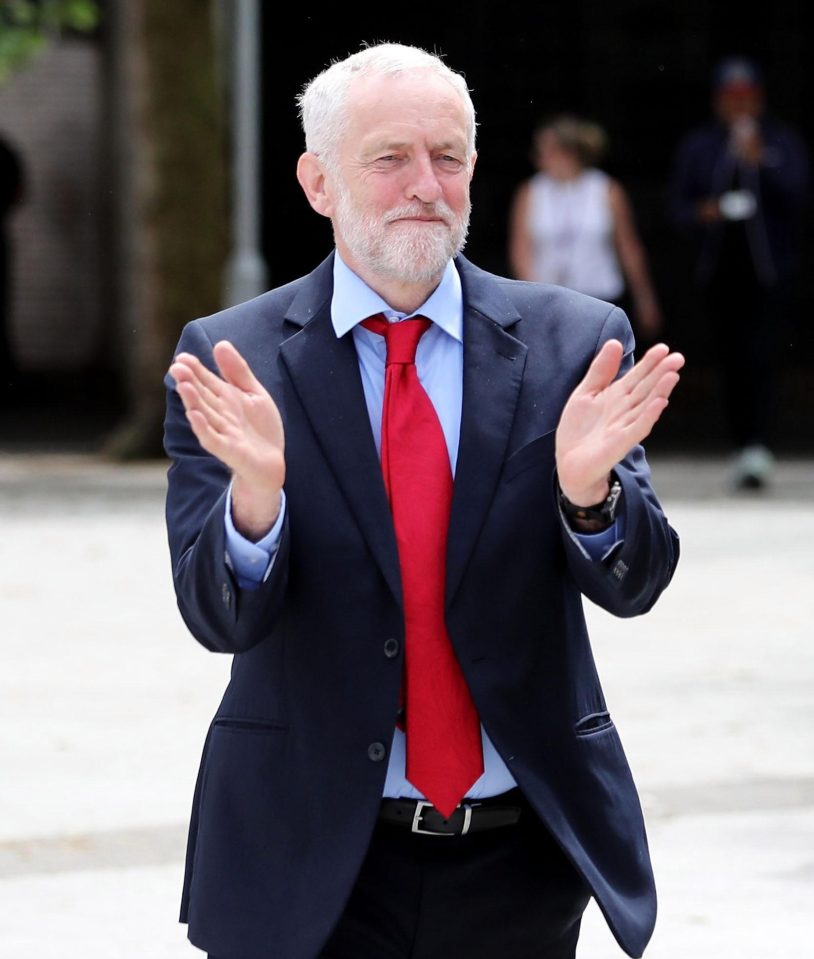 Only his favourite Socialist red tie has been allowed to stay