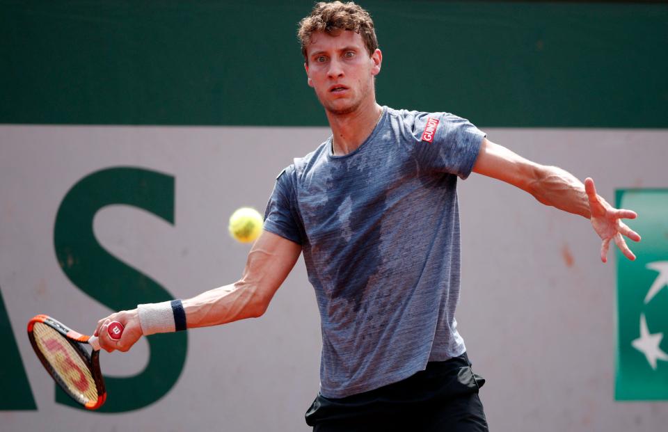  Argentine Renzo Olivo had knocked out local favourite Jo-Wilfried Tsonga in the previous round