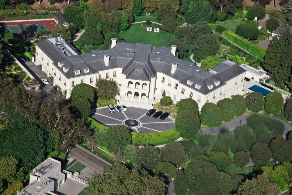  The price of today's giga mansions even dwarf that of ‘The Manor’, the 56,000 sq foot property originally built by 90210 producer Aaron Spelling that Petra Stunt bought in 2011 for $85 million (£66 million)