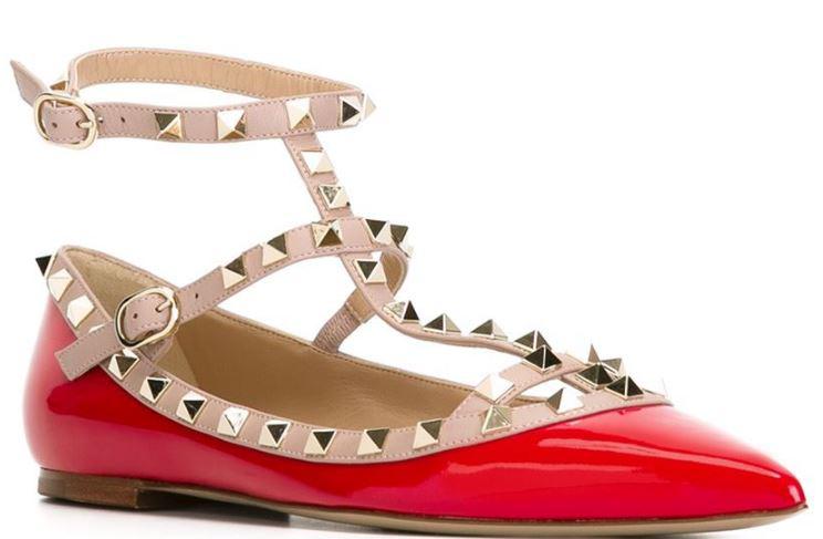  Primark's flats are very similar to Valentino's 'Rockstud' ballerinas