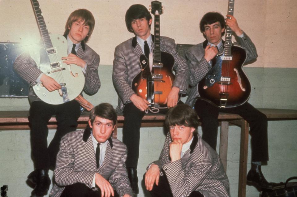  Before Anita's influence the 1964 version of The Rolling Stones were a blues style assemble