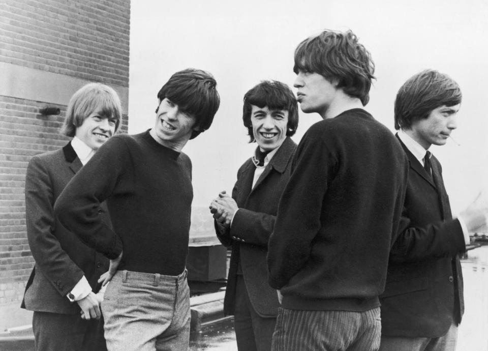  The house was owned by a friend of Stones co-founder Brian Jones, far left