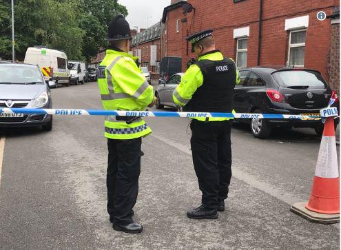  Greater Manchester Police said a 100 metre cordon was in place after the vehicle was found in Devell House in Rusholme