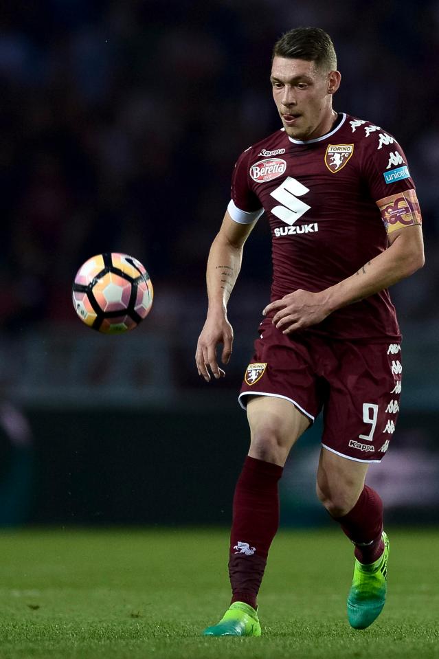  Torino forward Andrea Belotti is on Arsenal's transfer wishlist