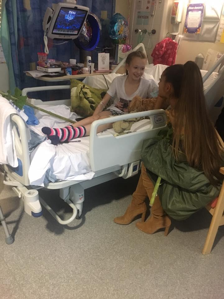  Jaden's mum said her daughter was 'absolutely amazed' to see Grande