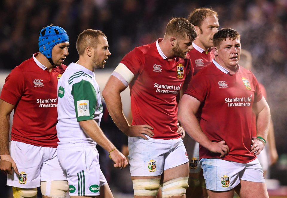 The Lions struggled on the first game of their tour to New Zealand