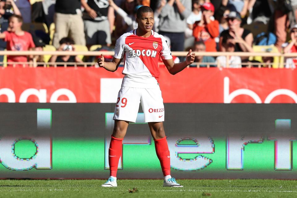  Kylian Mbappe is now valued at around £87million by Monaco