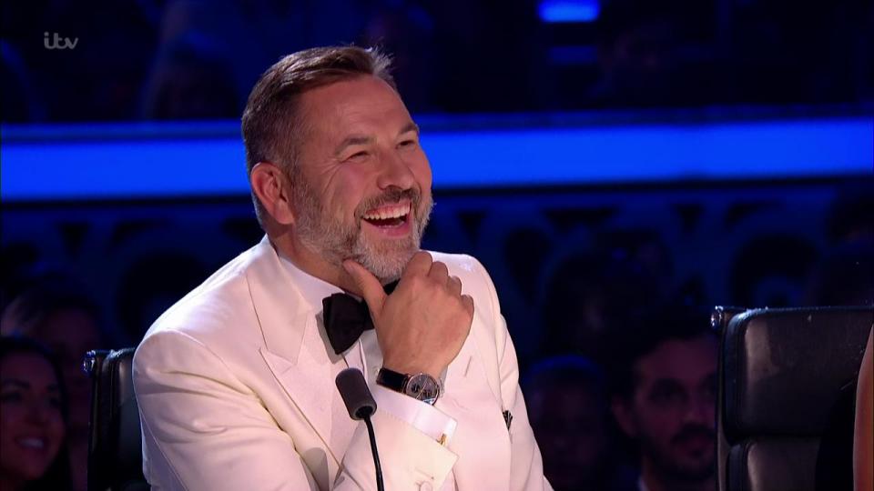  David Walliams on the panel within the final