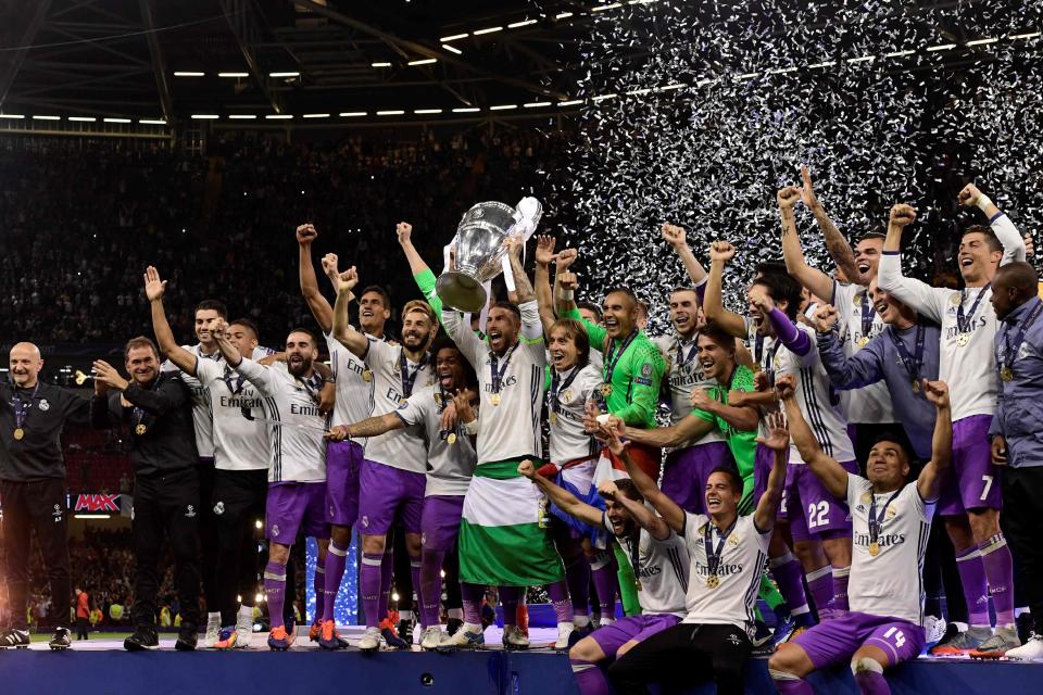  Real Madrid defended their Champions League trophy in Wales