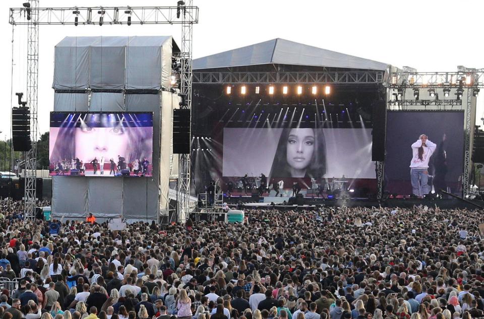  Over 50,000 fans gathered at Old Trafford cricket ground just hours after the London terror attack