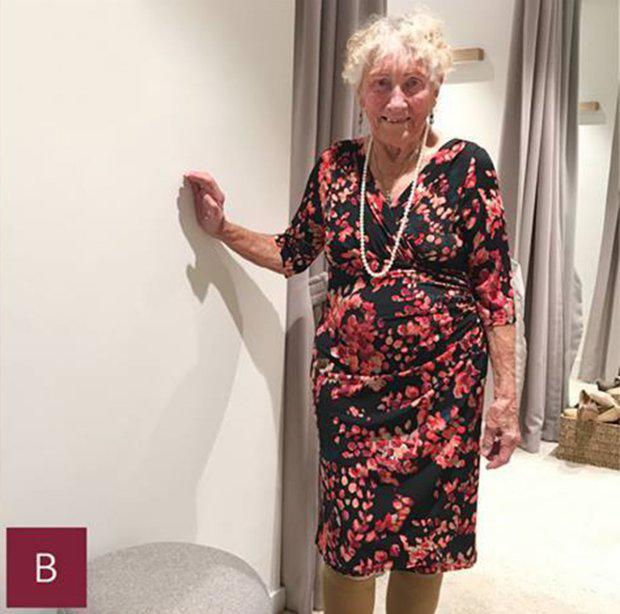  Sylvia will be marrying her fiance Frank, 88, and modelled a variety of red themed dresses in the Facebook post