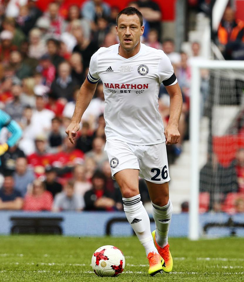 John Terry featurred in Michael Carrick's testimonial as he look sot find a new club