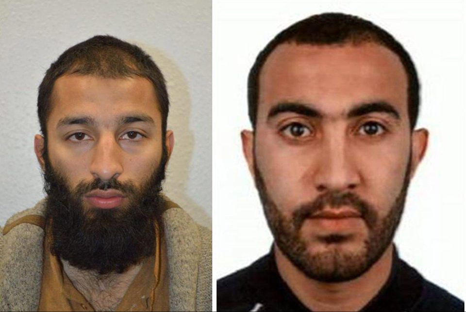  al-Muhajiroun was followed by London Bridge attackers Khuram Butt (left) and Rachid Redouane