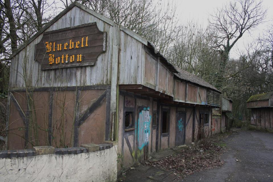  This old wooden building once looked charming, but now appears damp and covered in mildew