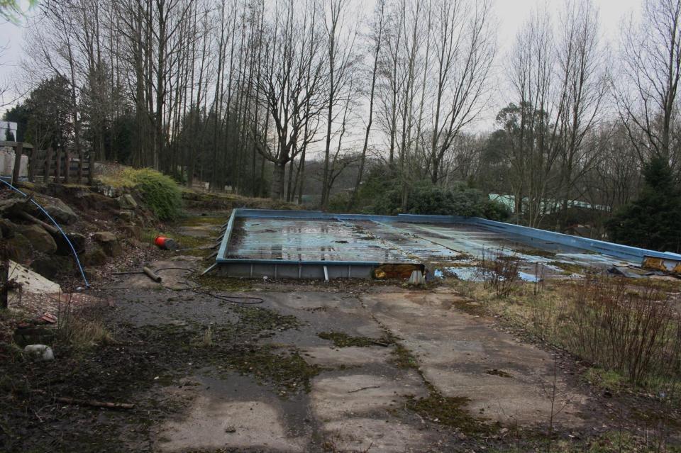  Parts of the site have been left unrecognisable after being neglected for five years