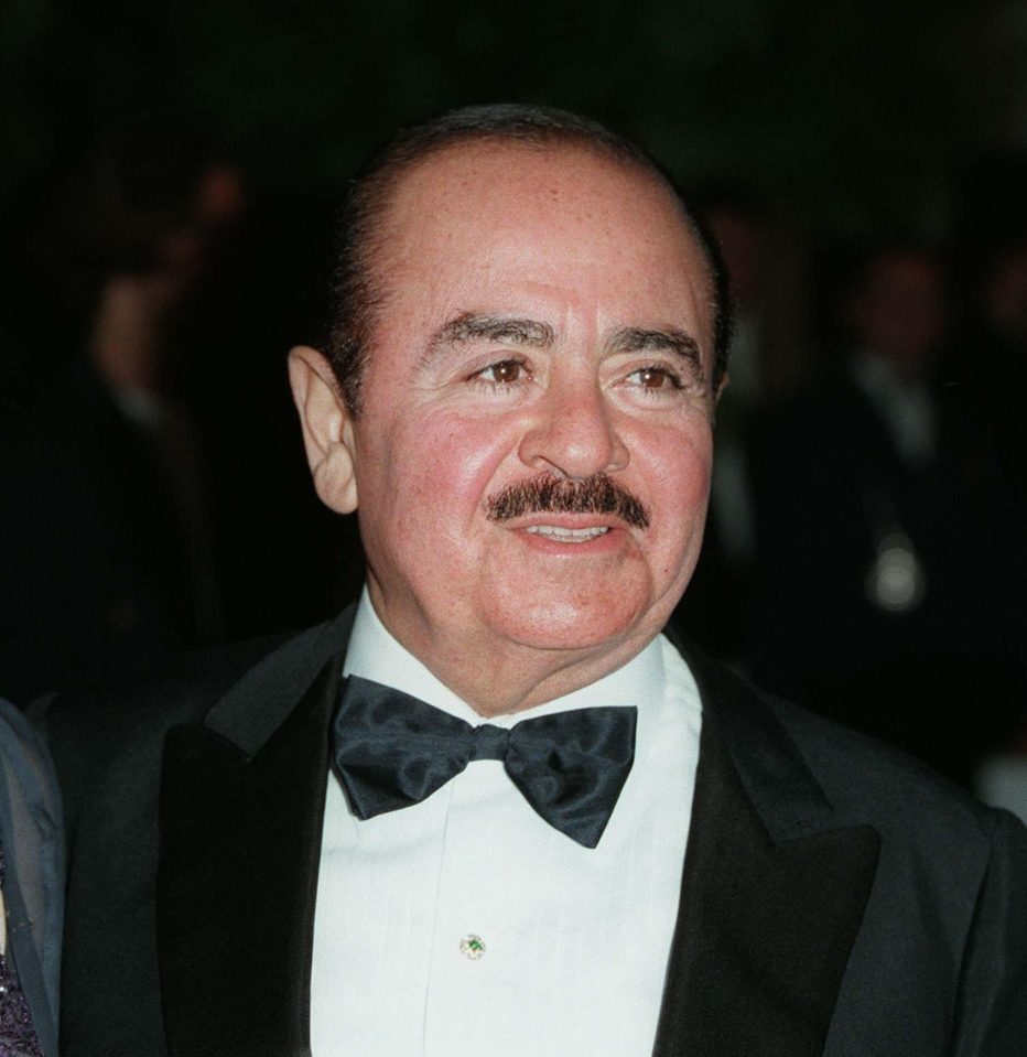  Adnan Khashoggi spent £150,000 a day, drinking champagne like water and eating caviar noon and night