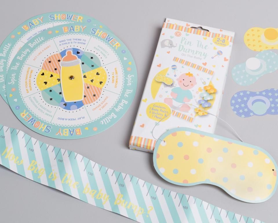  Poundland have included fun baby shower games all for £1