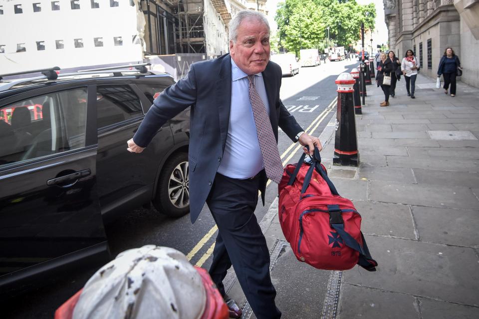  Hutcheson, pictured appearing at the Old Bailey today, had earlier admitted hacking