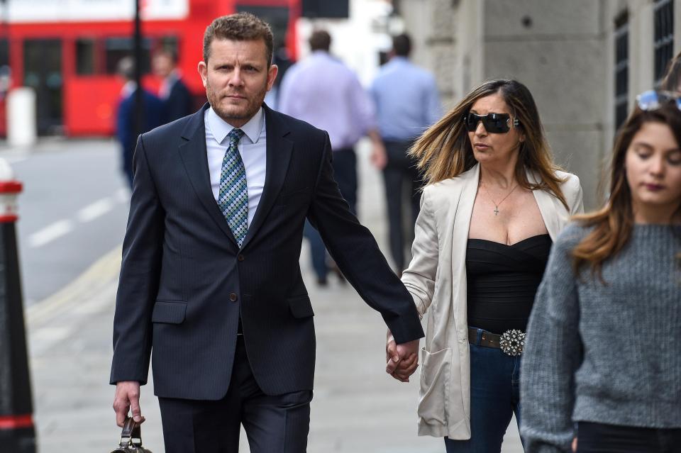  Brother-in-law Adam Hutcheson, pictured today at the Old Bailey, admitted computer hacking