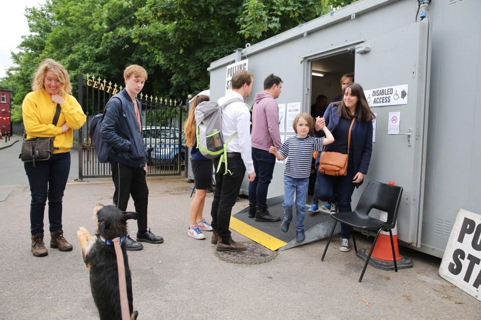 Voters in Sheffield kicked up a stink after finding a polling station sign on an outdoor loo