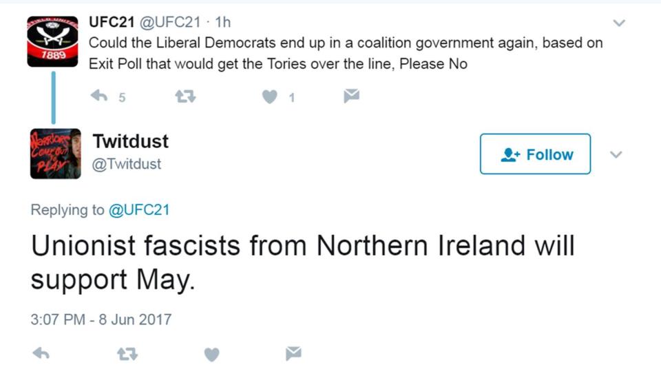  Unionists were branded 'fascists' by raging Labour supporters